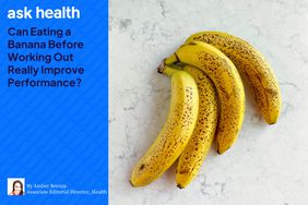 photo of bananas on marble countertop