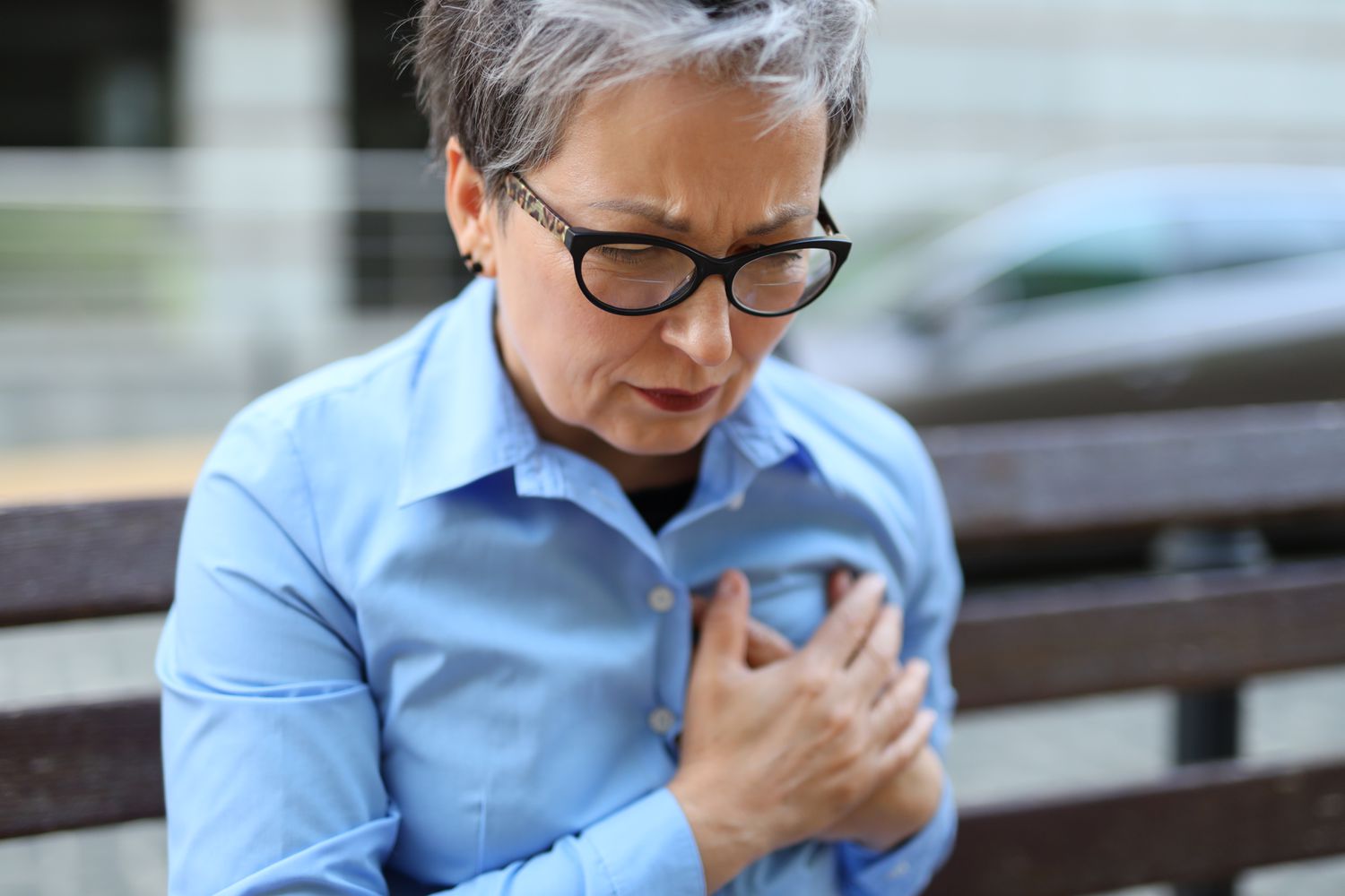 person experiencing cardiac arrest 