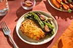 chicken dinner made with meat from animal cells from Upside Foods