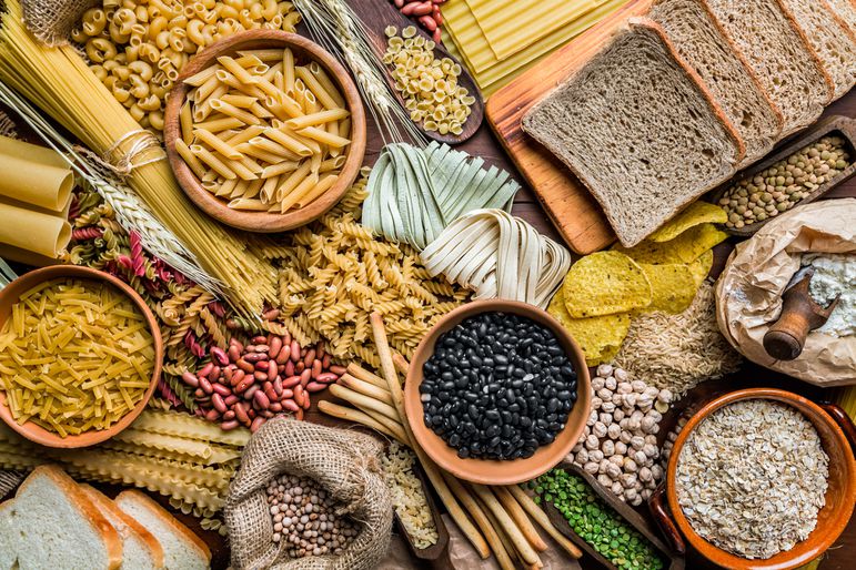 A mix of carbohydrates