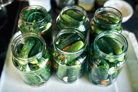 multiple jars of pickles