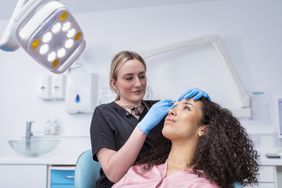 nurse injecting botox