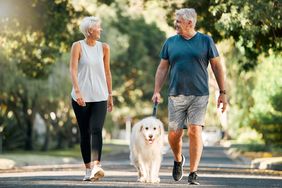 Couple walking