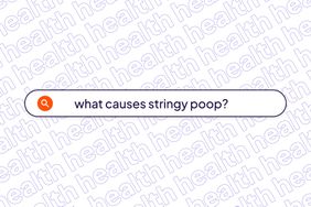 What causes stringy poop?
