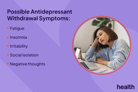 Possible antidepressant withdrawal symptoms