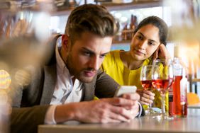 man with antisocial personality disorder being rude to woman