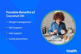 Health Photo Composite - Coconut oil