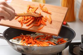cooking carrots
