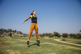 Woman jumping