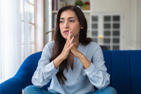 person experiencing anxiety attack