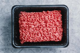 ground beef in packaging