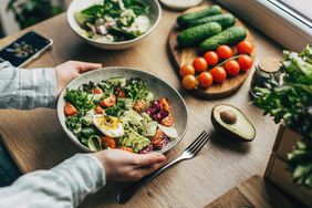 person serving healthy food to eat while taking glp-1 medications