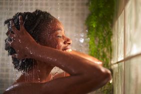 Woman in the shower