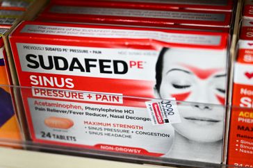 box of Sudafed PE