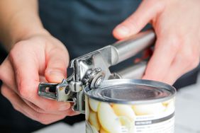 opening a can of beans