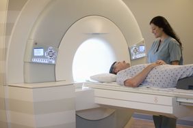 patient undergoing ct scan