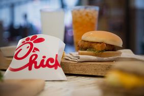 french fries and fried chicken sandwich from Chick-fil-A