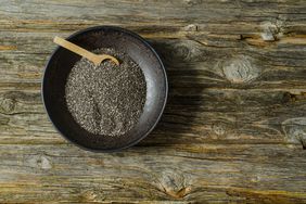 bowl of chia seeds