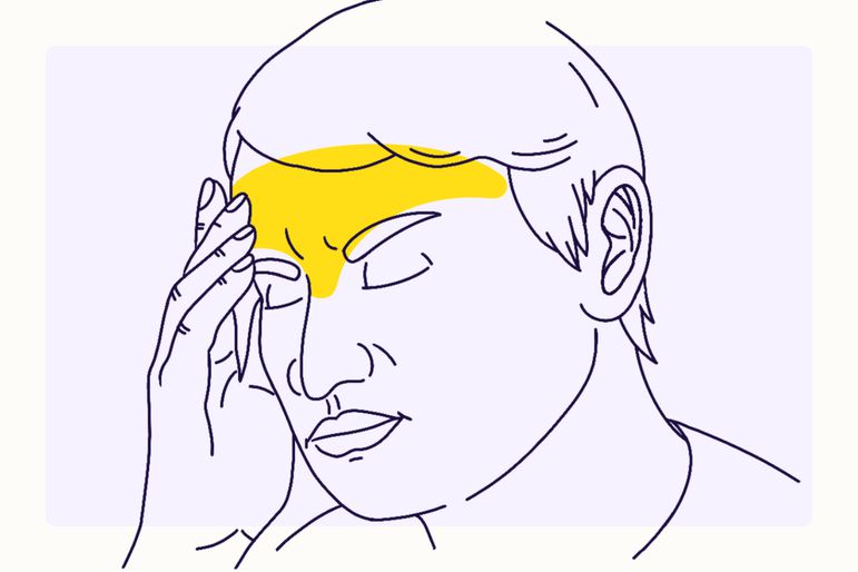 Overview illustration of headaches for Health.com