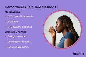Health Photo Composite - Hemorrhoids