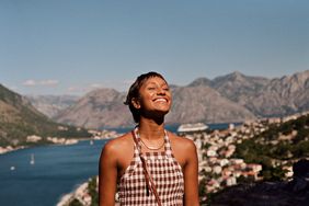 person standing in the sunlight