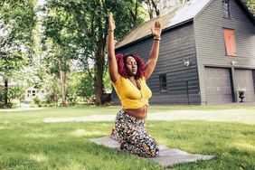 Woman doing yoga