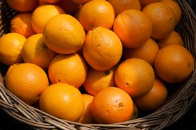 Oranges at fruit market.