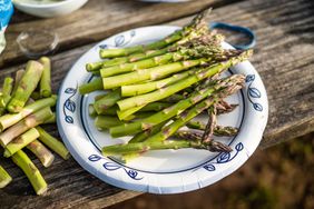 Fresh and organic asparagus