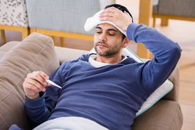 person experiencing hepatitis a symptoms