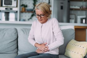 woman with hernia pain