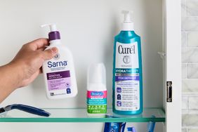 Anti-Itech Creams tested and reviewed placed inside a bathroom medicine cabinet