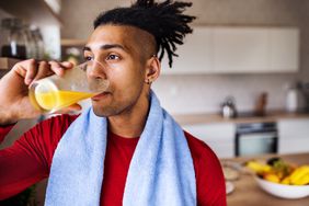 drinking orange juice to pass a kidney stone