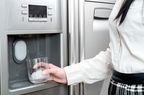 person with pica getting ice from fridge