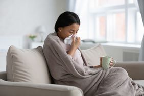 woman with pneumonia symptoms