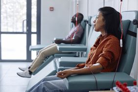 people with thalassemia getting blood transfusion