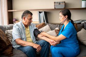 older adult getting tested for vasculitis