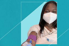 Photo of Jenneh Rishe at the infusion center.